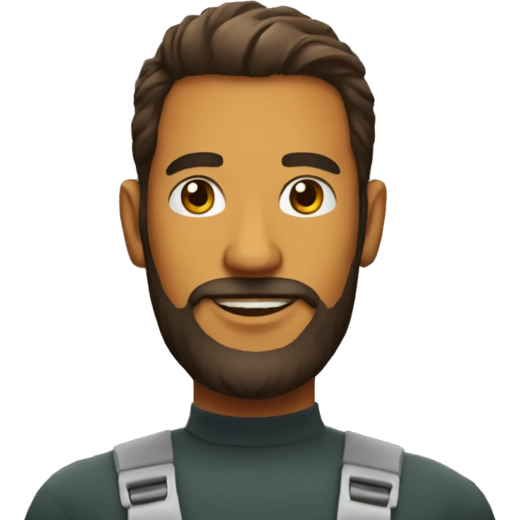 Chicken shop man with beard  emoji