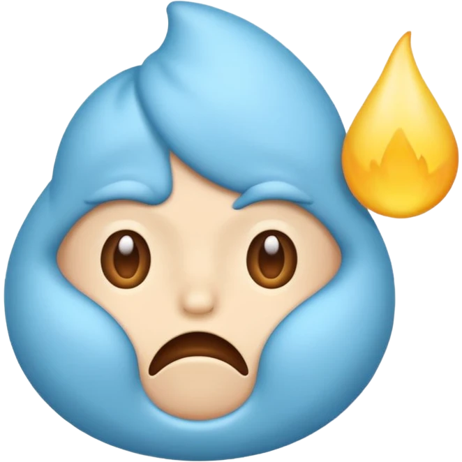 Side eye emoji farting emoji