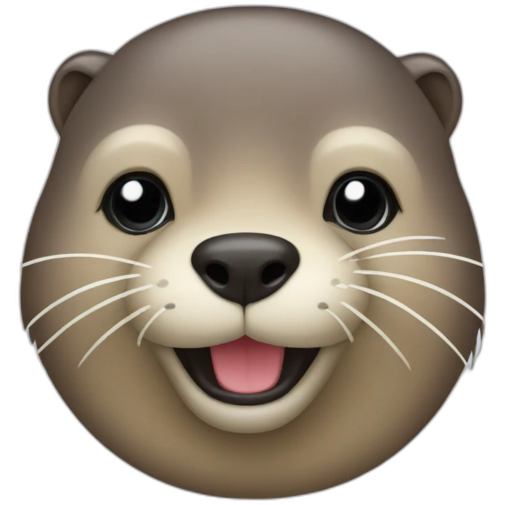 Une loutre emoji