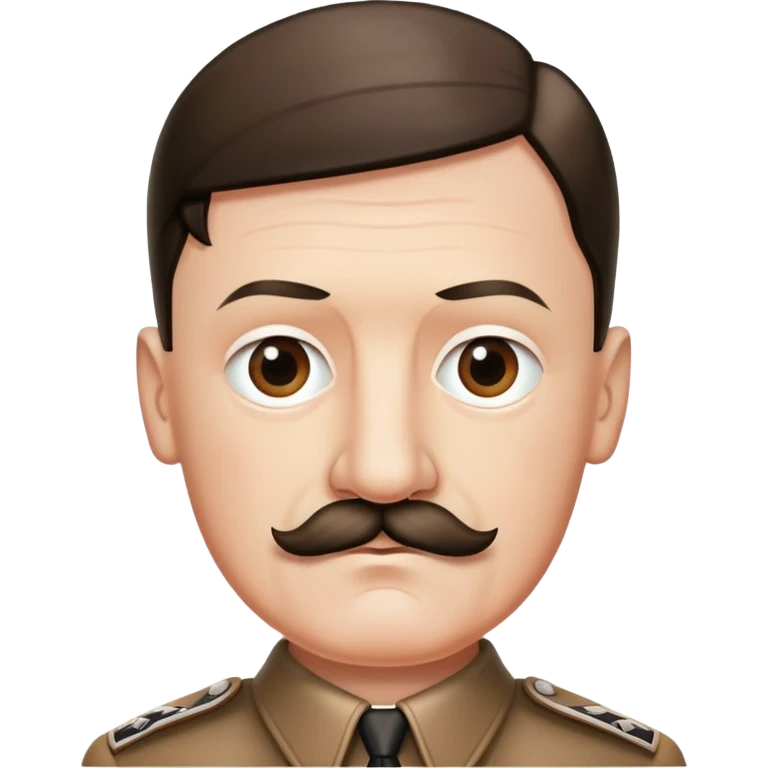 Hitler avec la moustache courte  emoji