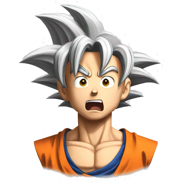 goku shocked  emoji