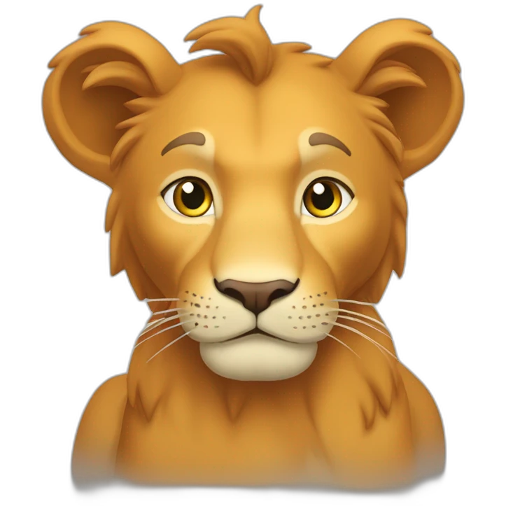 Un lion roux sur un caillou mais non c'est parce qu'en fait tu as raccroché emoji