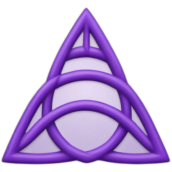 purple triquetra emoji