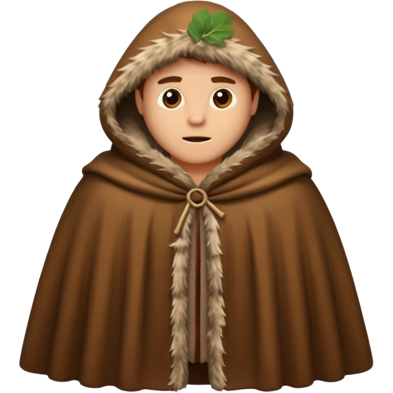 fur cloak stone age without human emoji