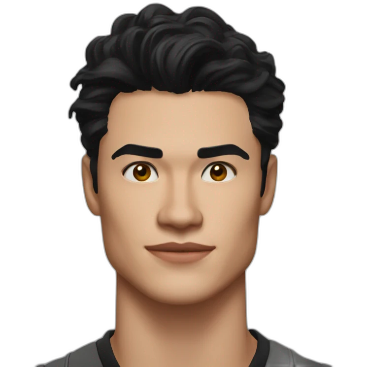 Charles Melton Handsome face emoji