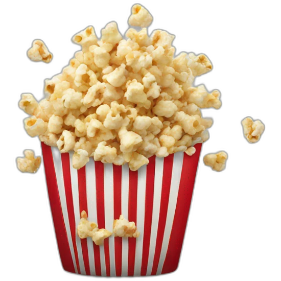 Pop corn emoji