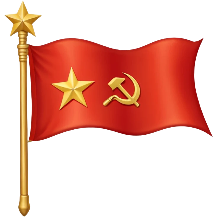 bandera de la Unión Soviética emoji