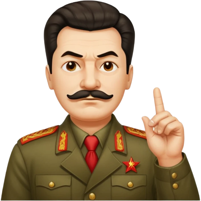 스탈린이 가운데 손가락를 날림 emoji