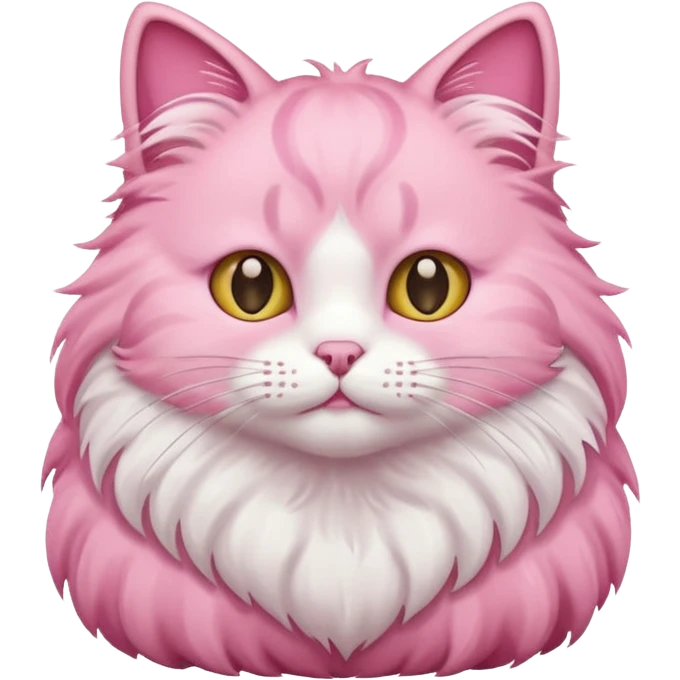 Pink cat emoji