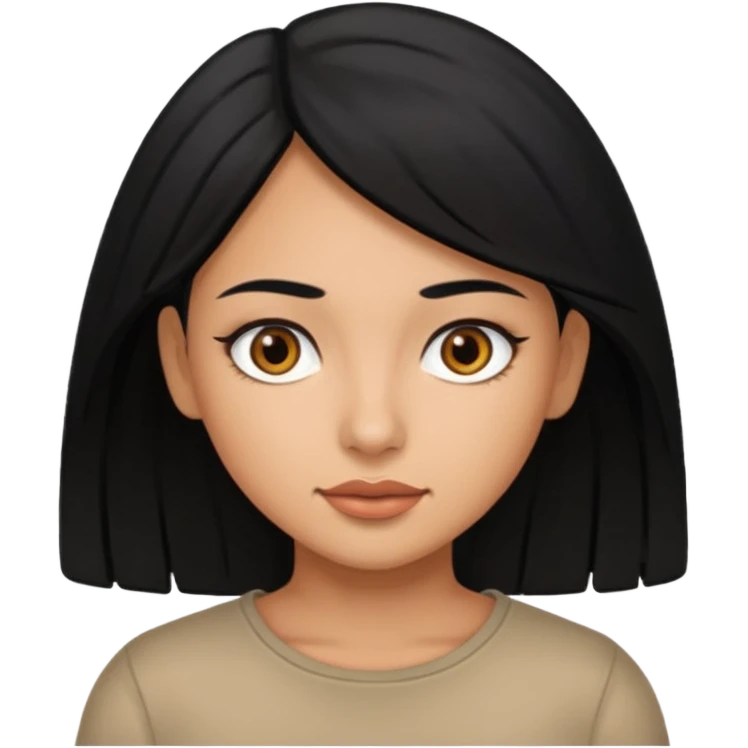 Black hair Latina girl big ass emoji