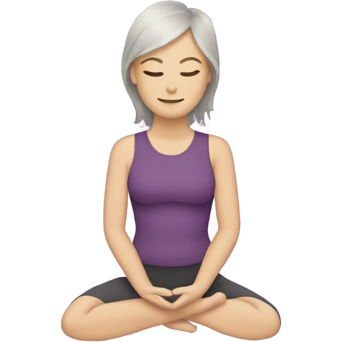 Yoga mat emoji