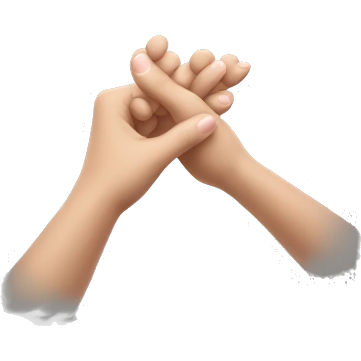 Pinky promise emoji