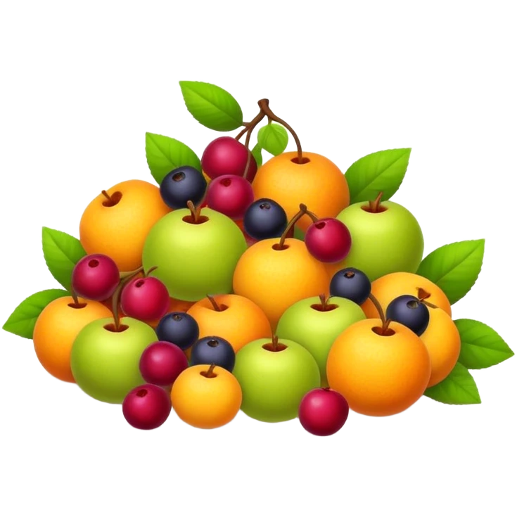 Wild fruits emoji
