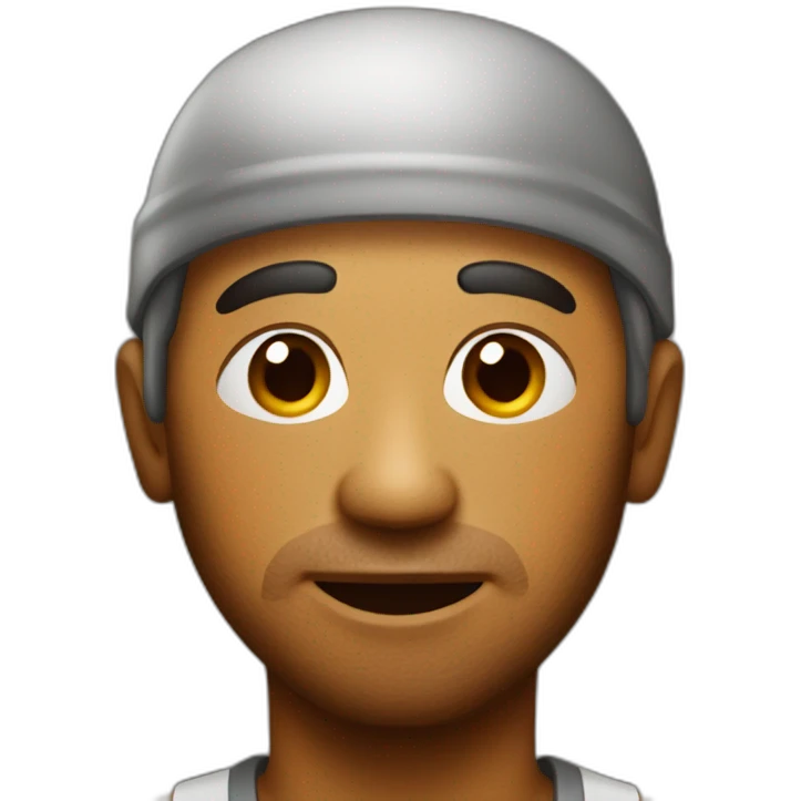 man with paint brown stain emoji