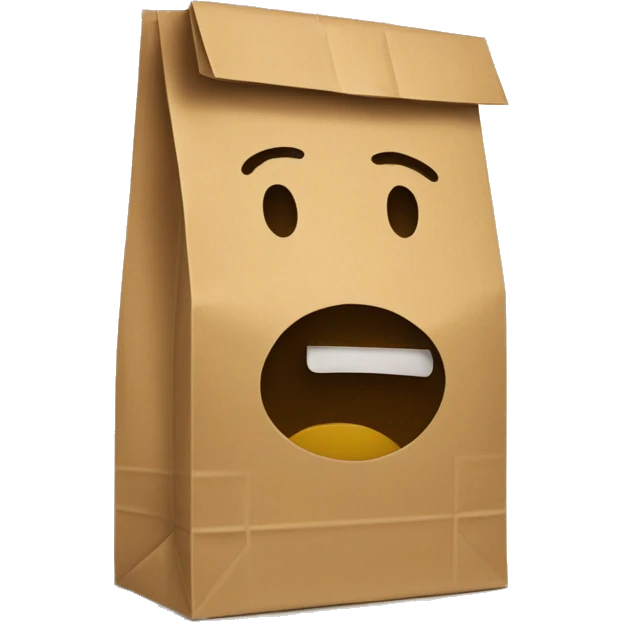 paper bag emoji