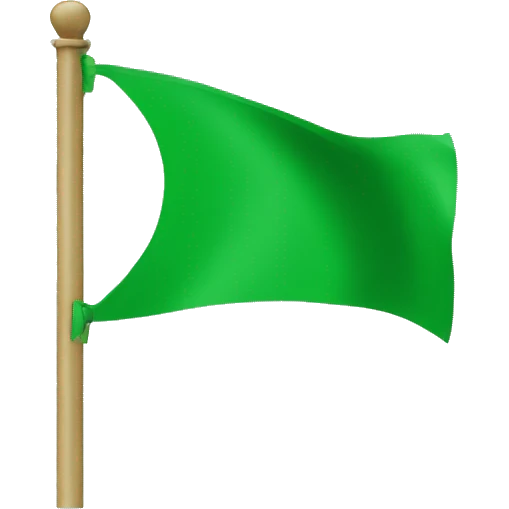 green flag emoji