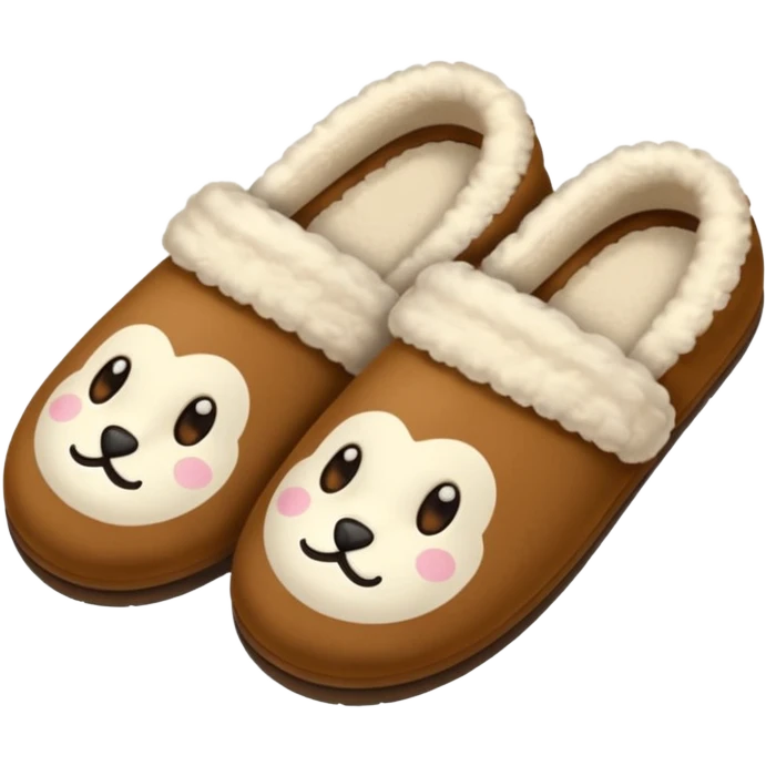 cozy slippers emoji