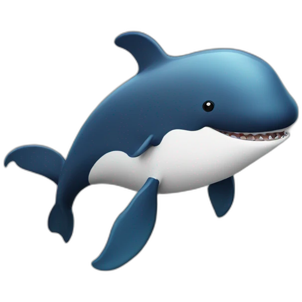 whale with gun emoji