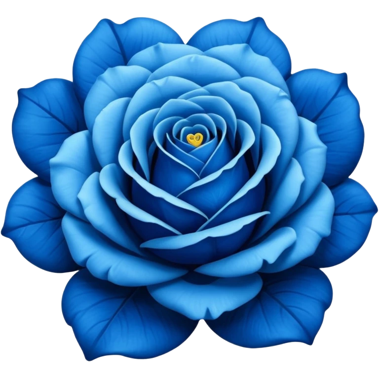 Blue rose emoji