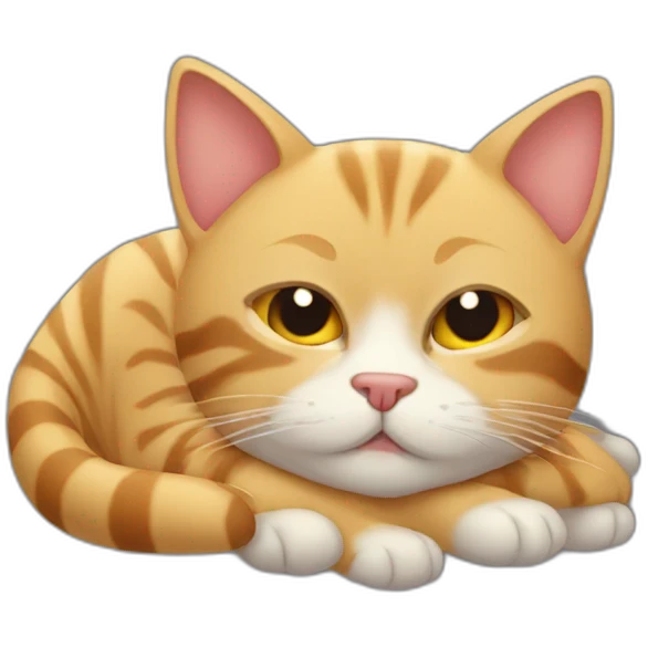 Gatito dormido  emoji