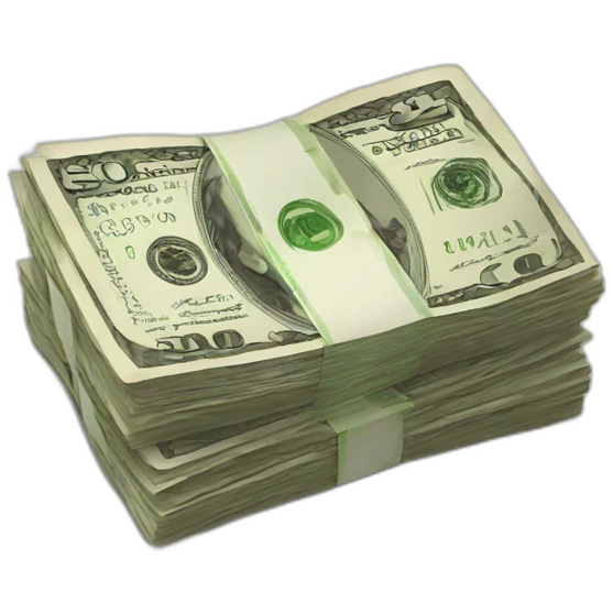 expensive cash  emoji