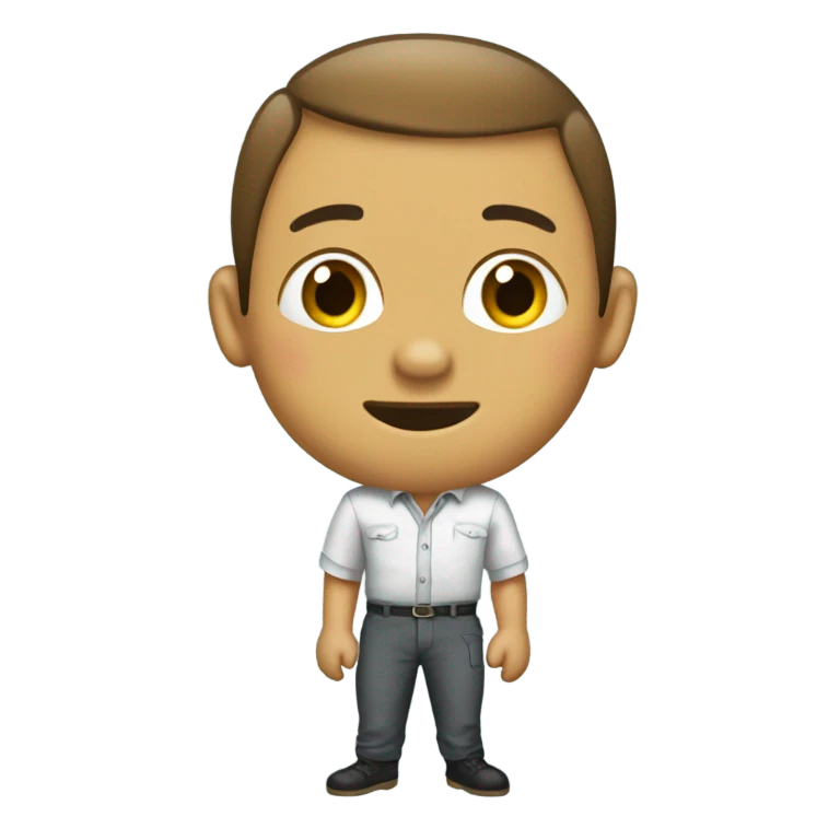 Tiburón con ropa emoji