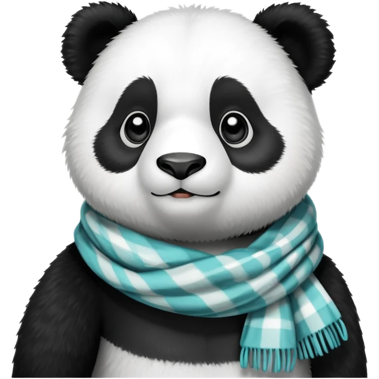 panda with scarf emoji