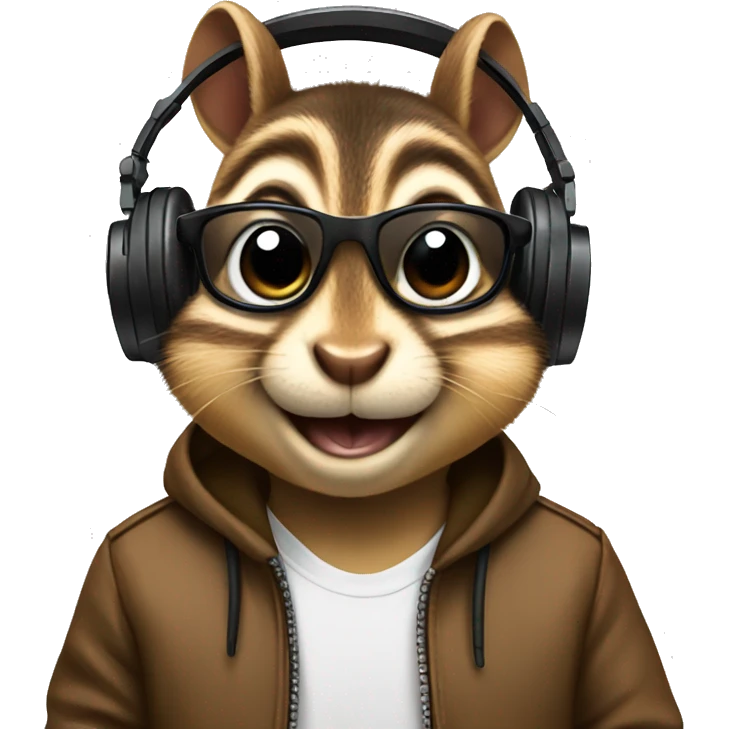 chipmunk dj emoji