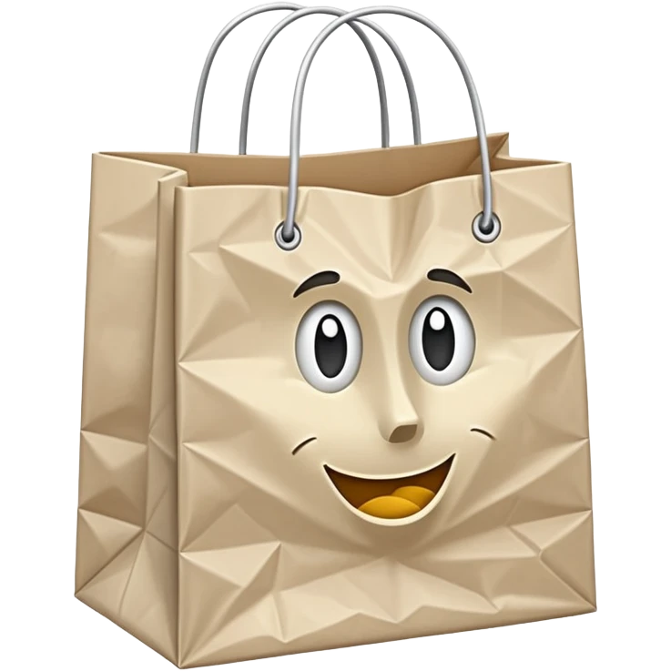 empty shoping bag emoji