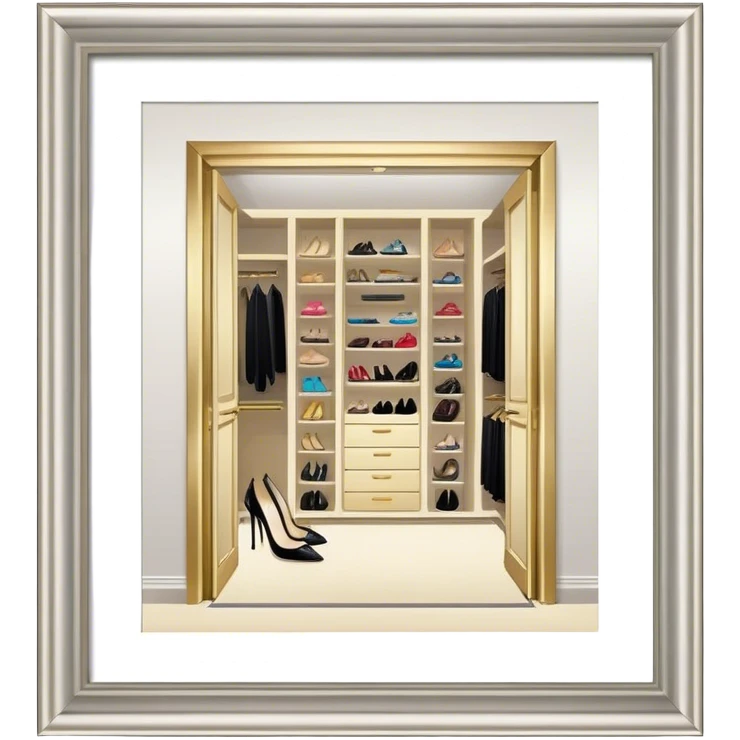 jimmy choo closet  emoji