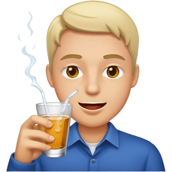 Drinking shots emoji