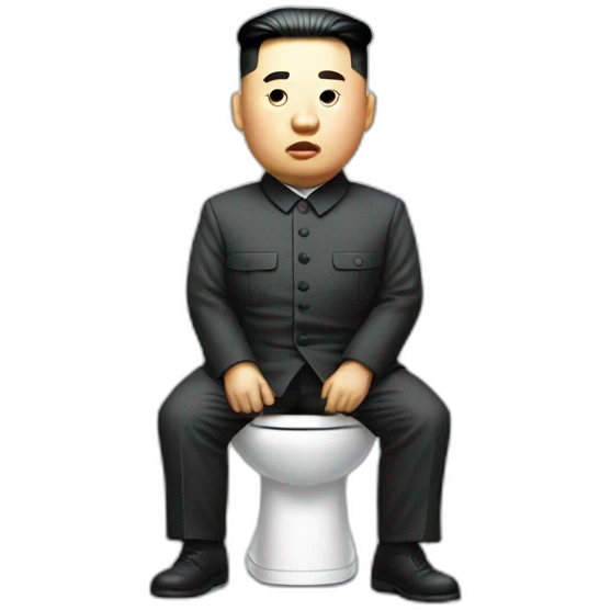 Kim jung un on toilet emoji
