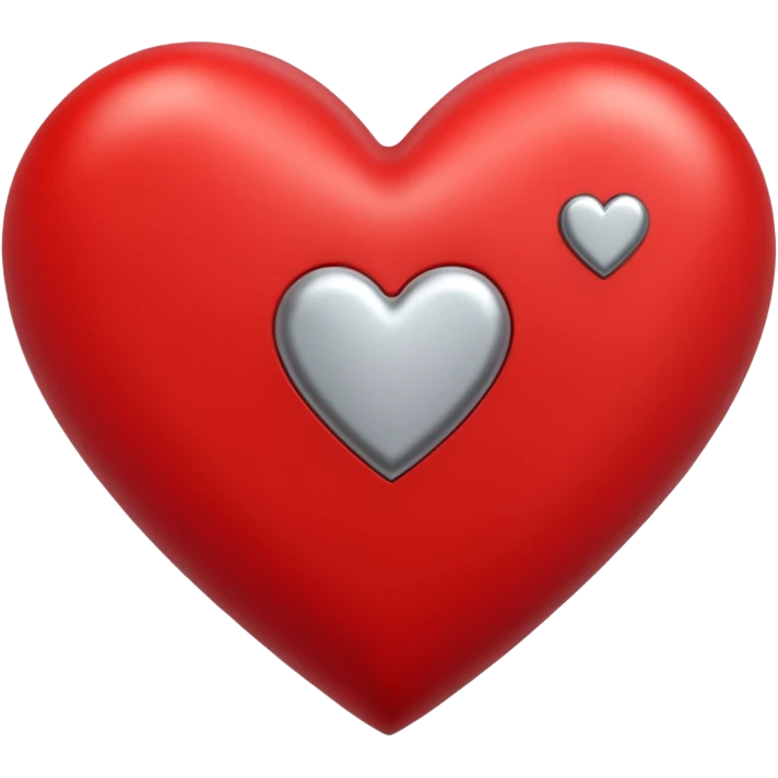 heart with a magnet above it emoji