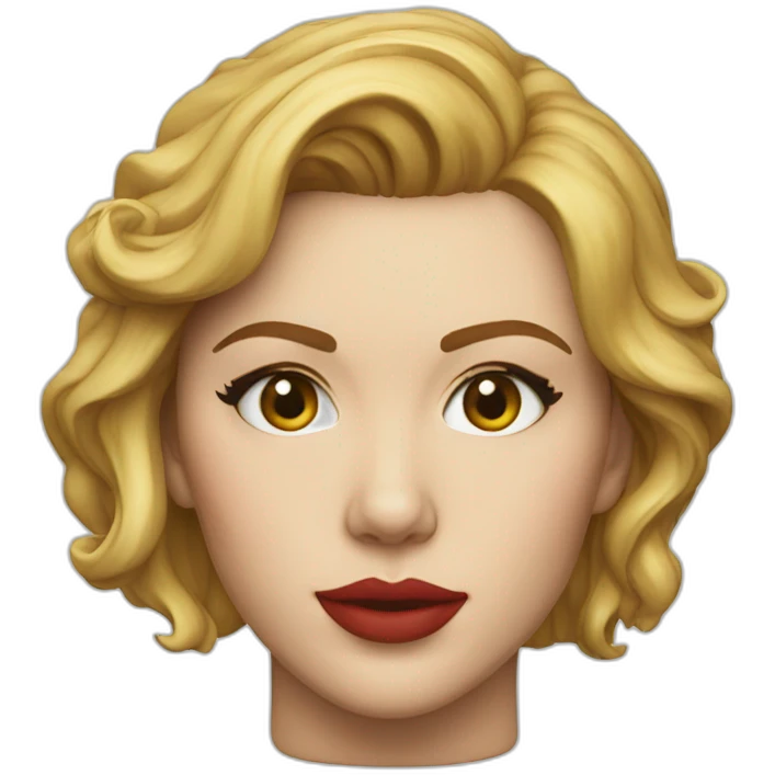 scarlett johansson bust emoji