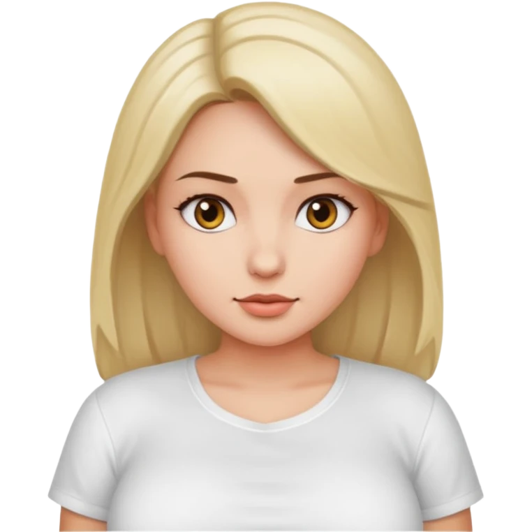 Naked girl whit big boobs emoji