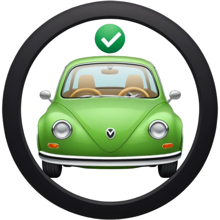 Logo certifié rond avec un coche valider banc emoji