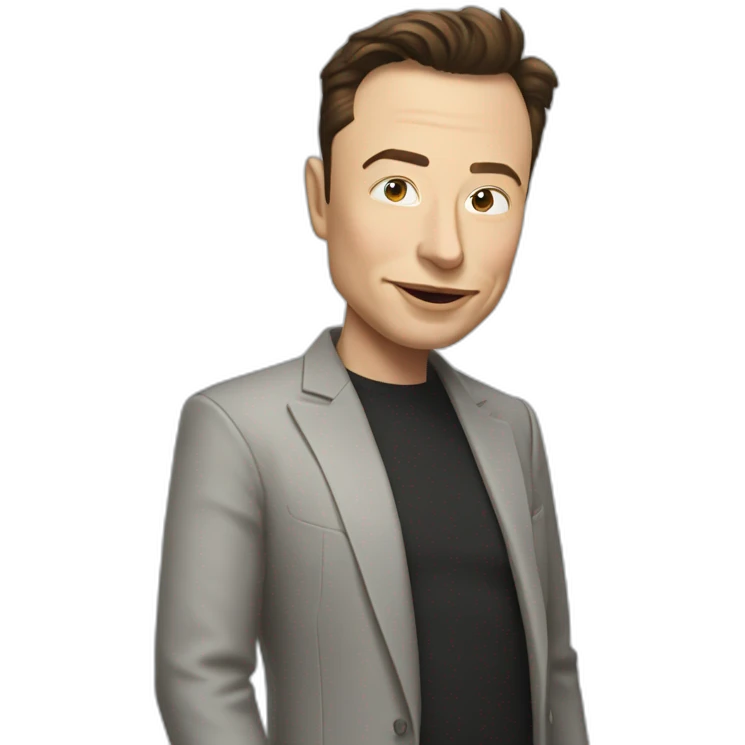 Elon musk diablito emoji