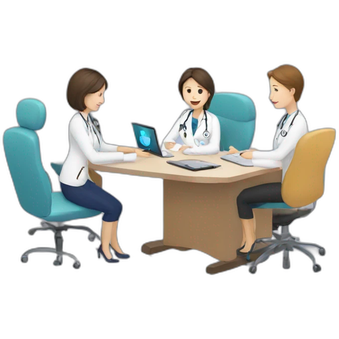Telehealth session emoji