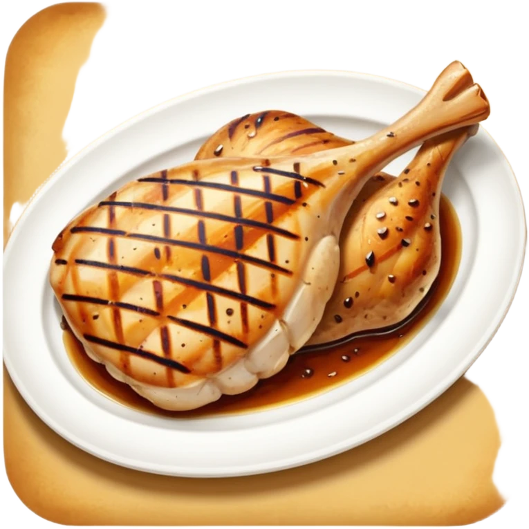 pechuga de pollo a la plancha emoji