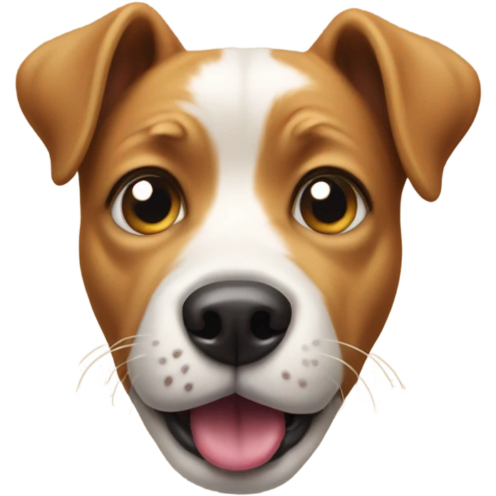 dog sticking out tongue emoji