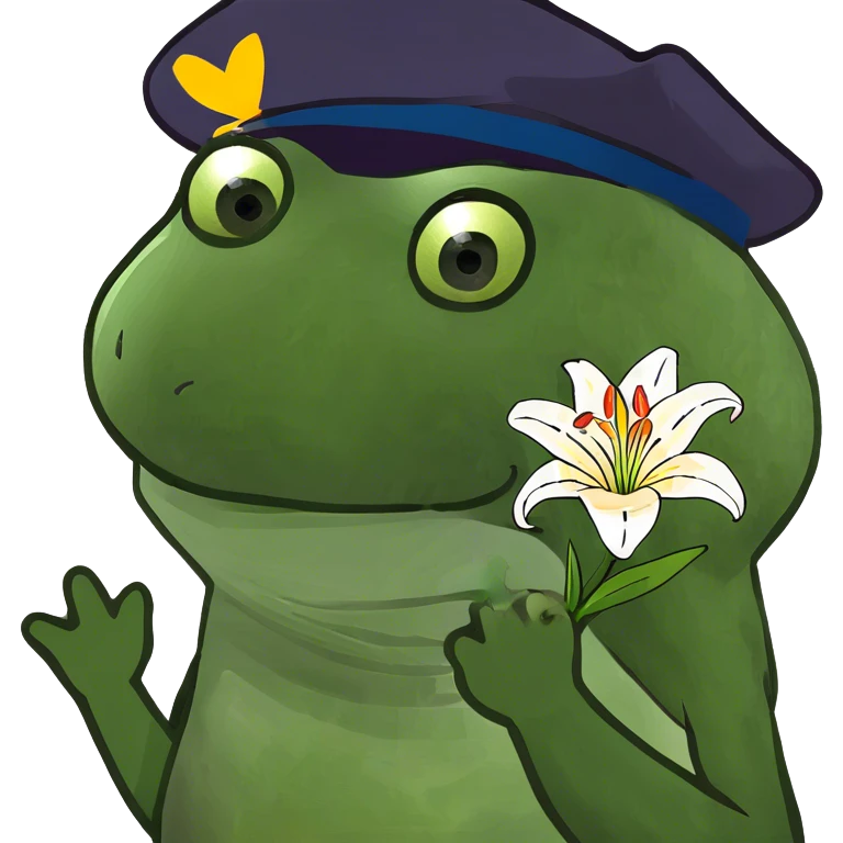 Lilies in a case emoji