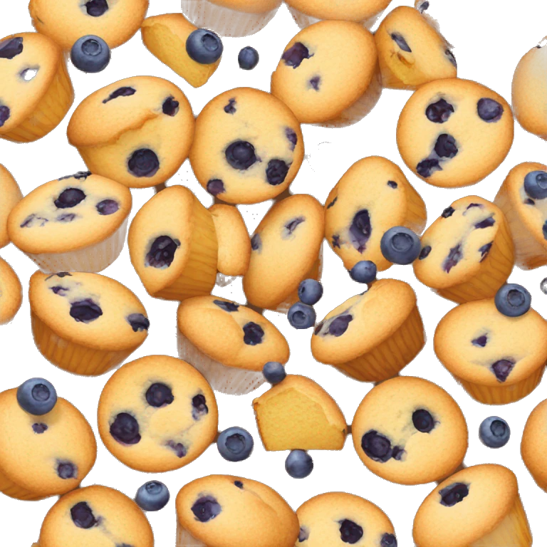 Blueberry muffins  emoji
