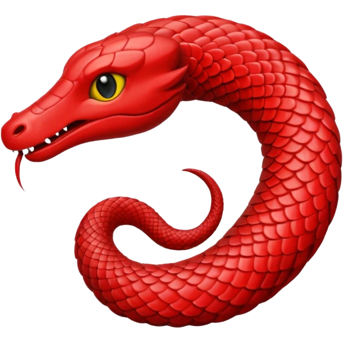 serpent red emoji