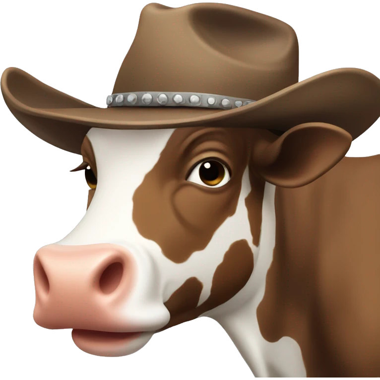 cow with a cowboy hat emoji