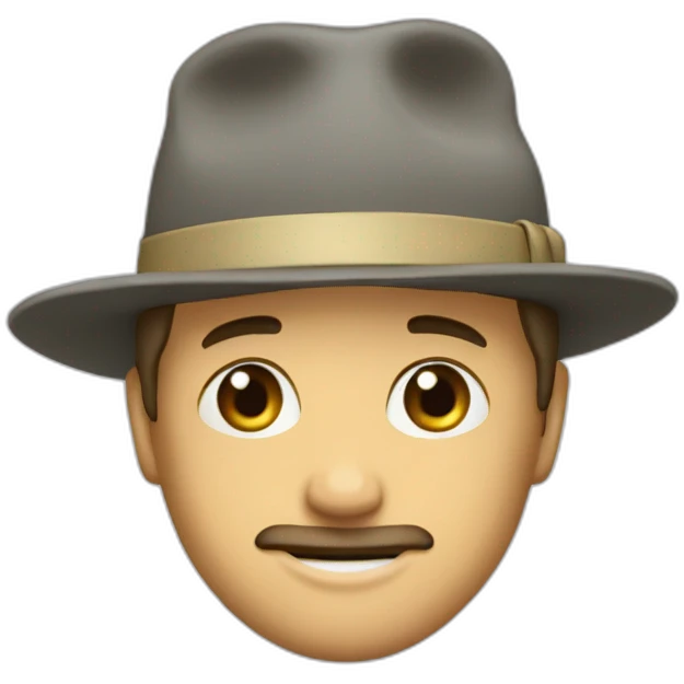 charlie chapline whitout hat emoji
