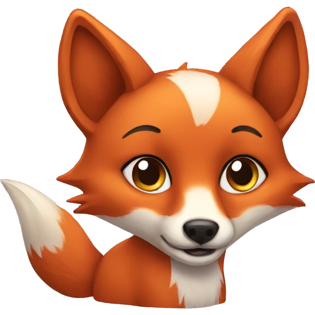 pet the fox emoji
