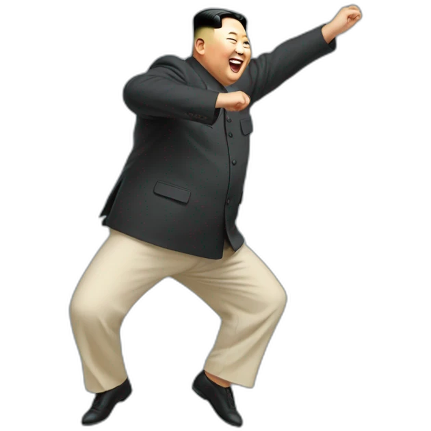 Kim Jung un dancing emoji