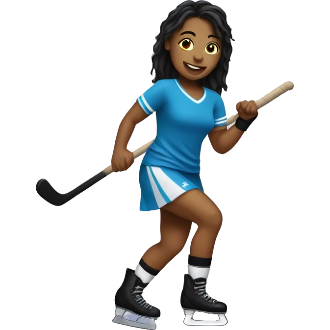 Hockey and dance mixte  emoji
