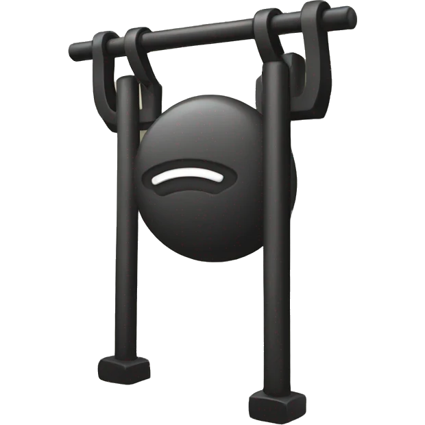 pull up bar on wall emoji