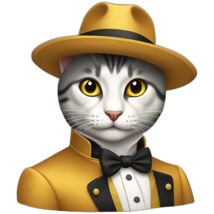 Gato teatrero emoji